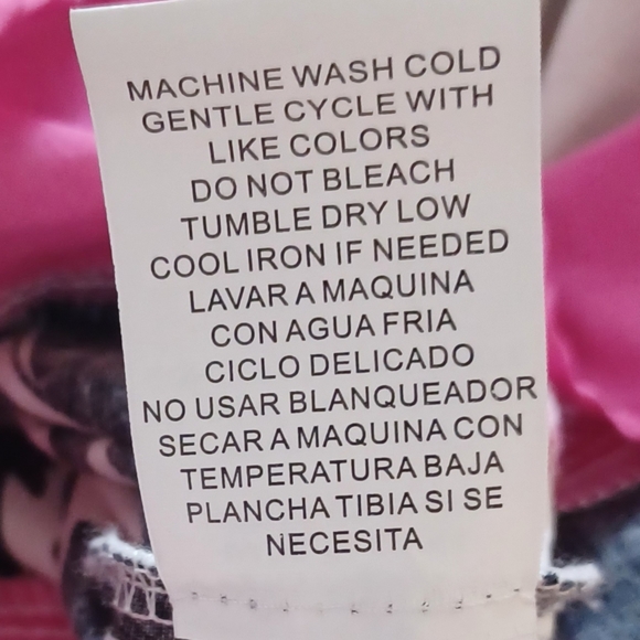 NWT City Studio 13 White Blk Floral Hot Pink Trim Formal Party Prom A-line Dress - Picture 6 of 14